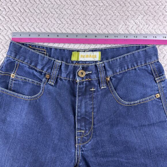 Y2K Vintage PJ Mark Jeans Wide Straight Leg 32 X 32 Embroidered- EUC - Picture 2 of 15